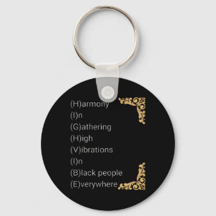 H.i.g.h V.i.b.e Sticker Key Ring