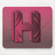 “H” Initial Personalisation Letter Design.