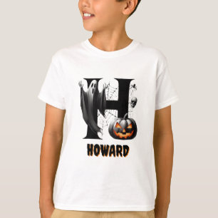 H Initial Trick or Treat Cute Halloween T-Shirt
