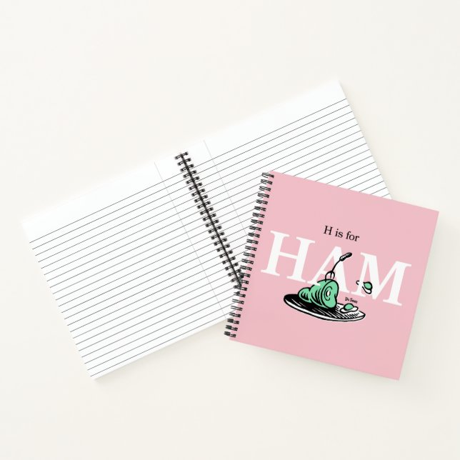"H is for HAM" | Alphabet Design Notebook (Inside)