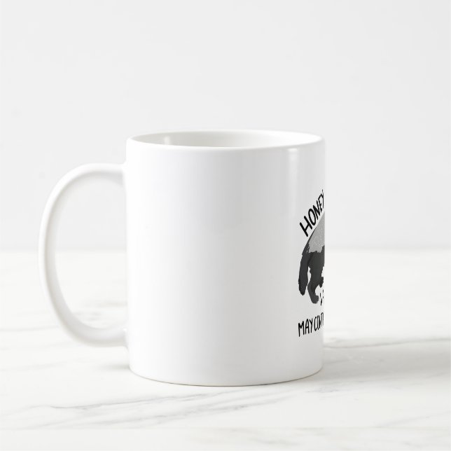 H is for Honey Badger Coffee Mug (Left)