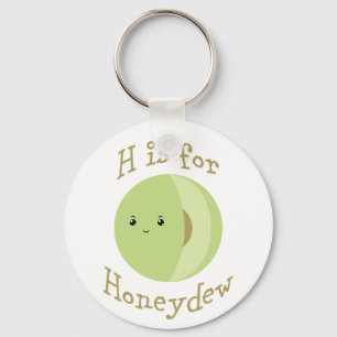 H is for Honeydew Key Ring