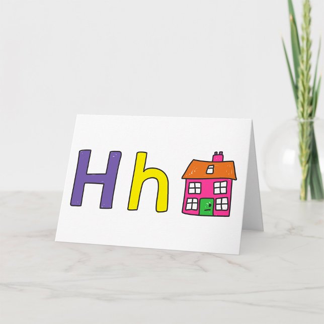 H Is For House Greeting Cards (Creator Uploaded)