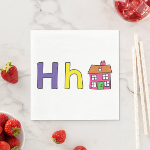 H Is For House Paper Napkins