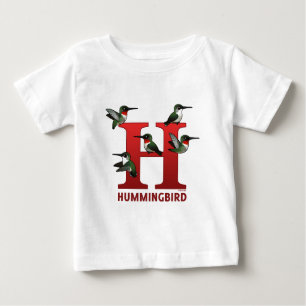 H is for Hummingbird Baby T-Shirt