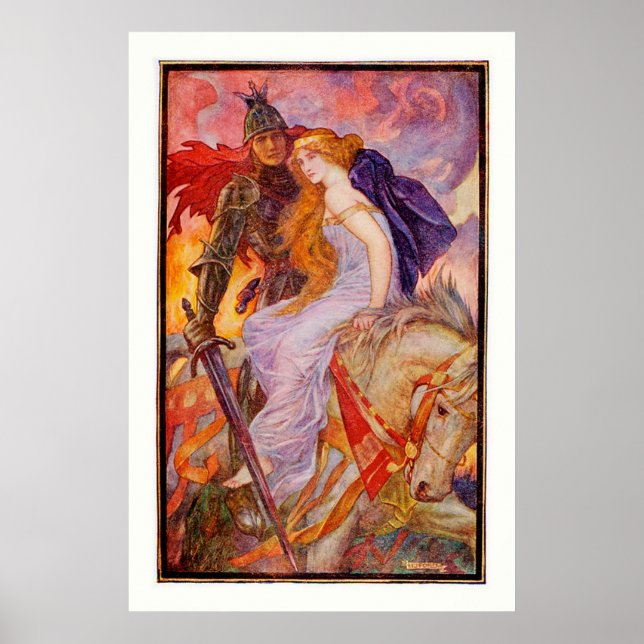 H J Ford Vintage Illustration Poster (Front)