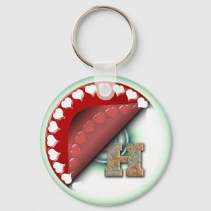 H KEY RING