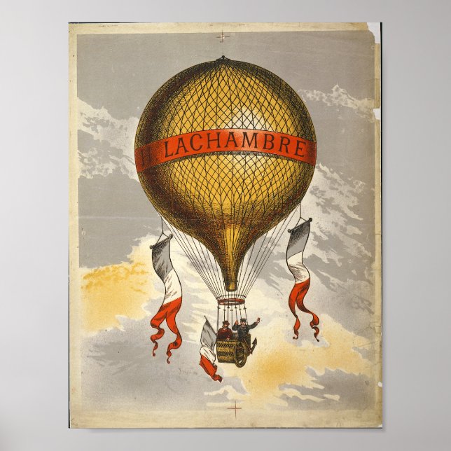H. Lachambre Hot Air Baloon Poster (Front)