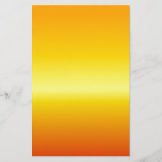 H Linear Gradient - Orange, Yellow, Red Stationery