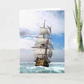 H M S Victory Card