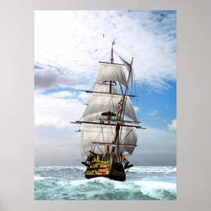 H M S Victory Poster