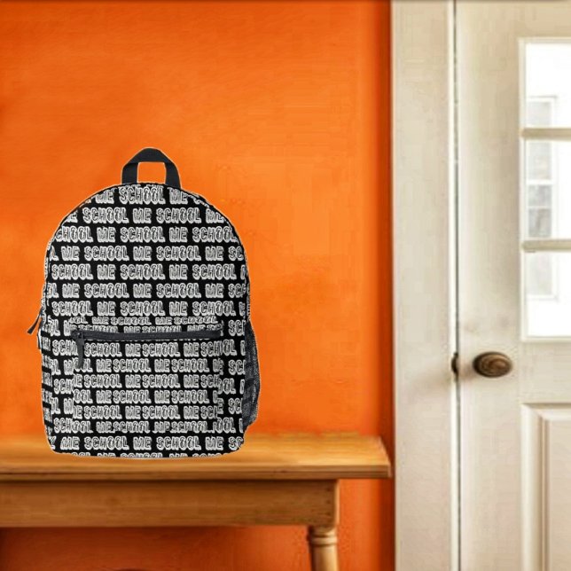 H. Metal Translucent-Wht Printed Backpack (School's just around the corner, and you're ready to start, with this Urban cool backpack!)