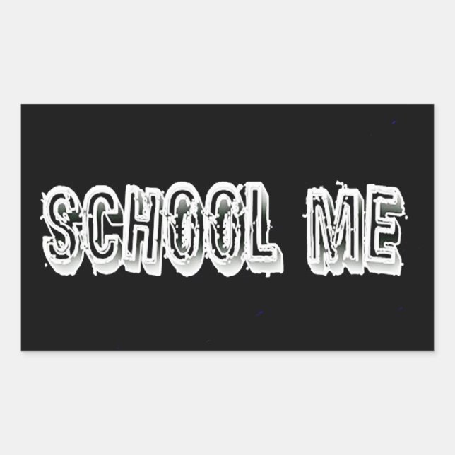 H. Metal Translucent-Wht Rectangular Sticker (Front)