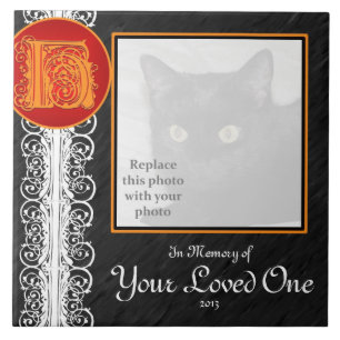 H Monogram "In Memory of Your Loved One" Tile