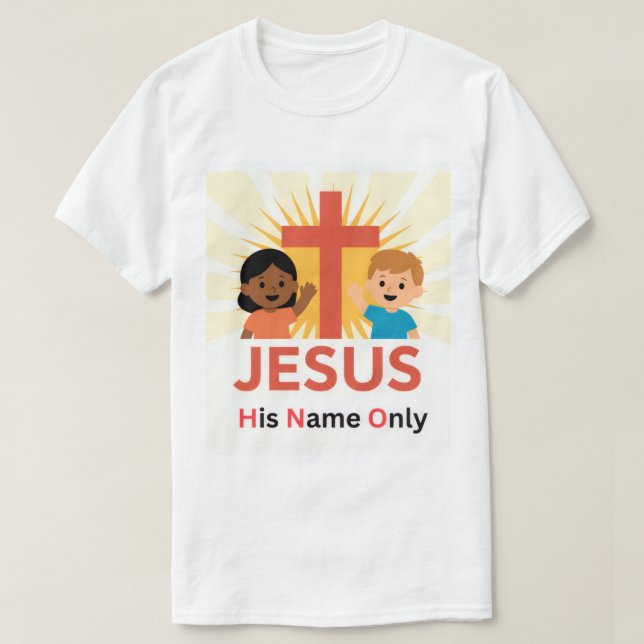H.N.O. - His Name Only (New Logo) T-Shirt (Design Front)
