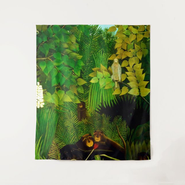 H Rousseau "Merry jesters" Tapestry (Front)