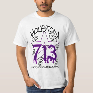 H TOWN RIDAZ CLOTHING -HOUSTON 713 PURP SHIRT SALE