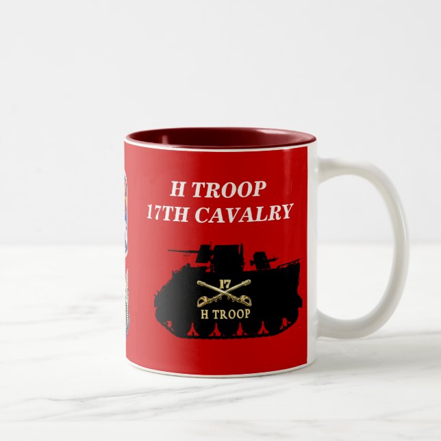 H Troop, 17th Cavalry M113 ACAV Track Mug (Right)
