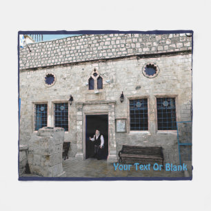 Ha-Ari Ashkenazi Shul - Tzfat Fleece Blanket