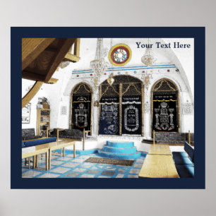 Ha-Ari Sepahrdi Shul - Tzfat Poster