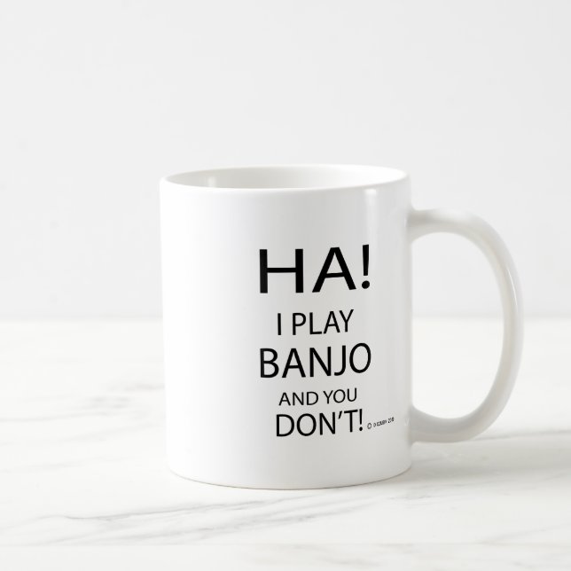 Ha Banjo Coffee Mug (Right)