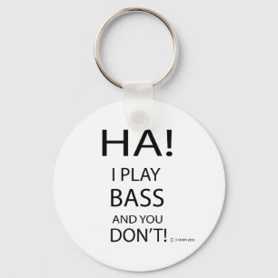 Ha Bass Key Ring