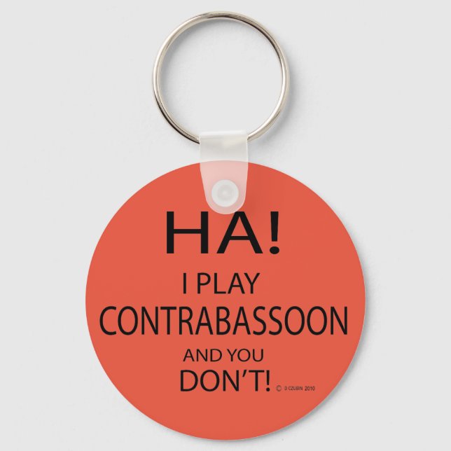 Ha Contrabassoon Key Ring (Front)