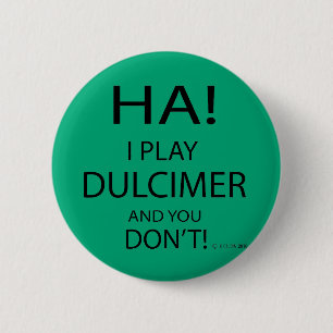 Ha Dulcimer 6 Cm Round Badge