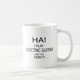 Ha Electric Guitar Coffee Mug