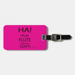 Ha Flute Luggage Tag