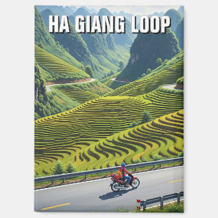 Ha Giang Loop Vietnam Travel Magnet