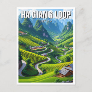 Ha Giang Loop Vietnam Travel Postcard