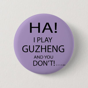 Ha Guzheng 6 Cm Round Badge