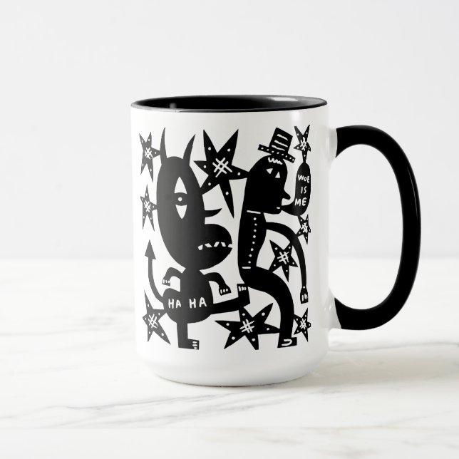 Ha Ha Kick Mug (Right)