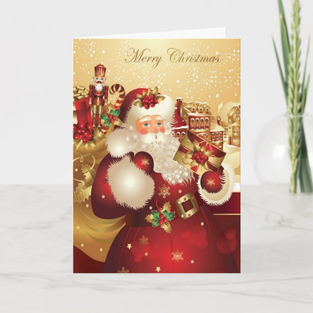 Ha Ha Merry Christmas Holiday Card (Front)