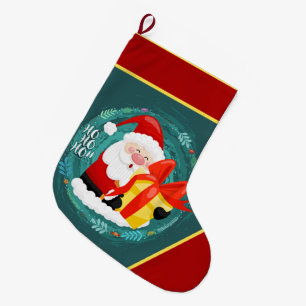 Ha Ha Merry Christmas Large Christmas Stocking