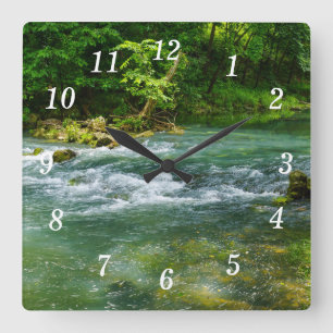 Ha Ha Tonka Rapids Wall Clock
