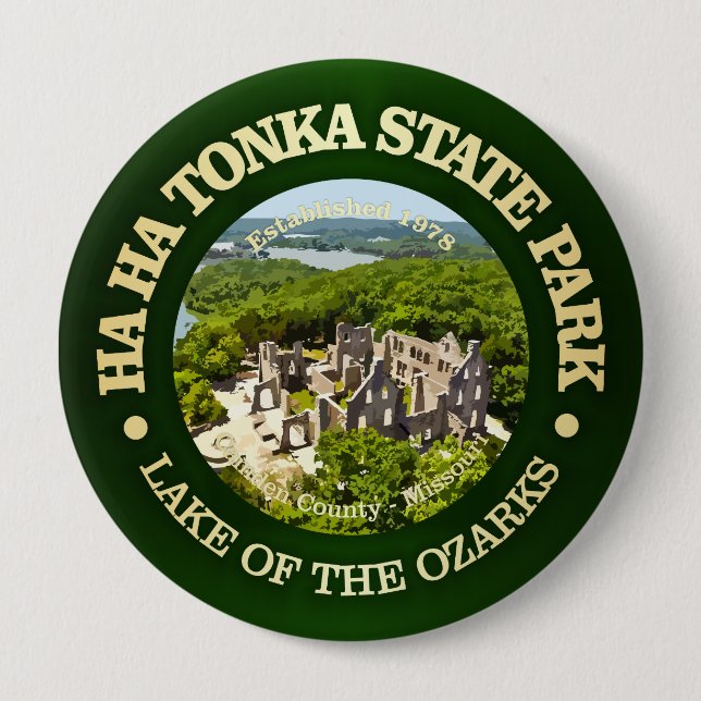Ha Ha Tonka SP 10 Cm Round Badge (Front)