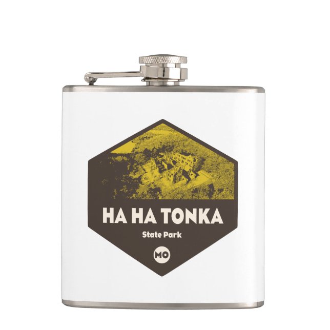 Ha Ha Tonka State Park Missouri Hip Flask (Front)