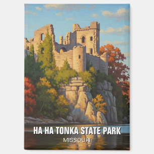Ha Ha Tonka State Park Missouri Travel Magnet