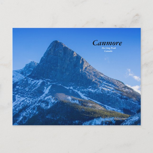 Ha Ling Peak, Canmore Postcard (Front)