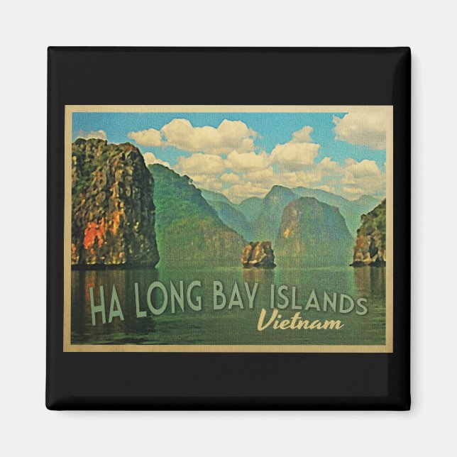 Ha Long Bay Islands Vietnam Magnet (Front)