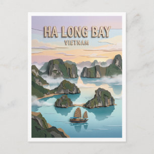 Ha Long Bay Vietnam Postcard