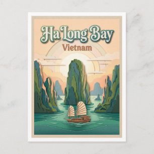 Ha Long Bay Vietnam Postcard
