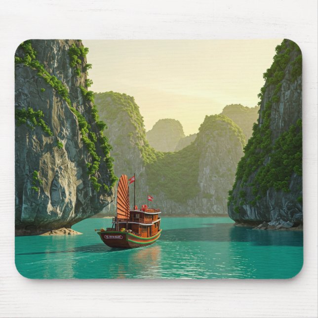 Ha Long Bay Vietnam Travel Mouse Pad (Front)