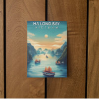 Ha Long Bay Vietnam Vintage Travel