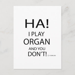 Ha Organ Postcard