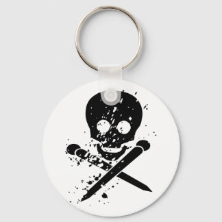 HA Skull Key Ring