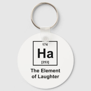 Ha, The Element of Laughter Key Ring