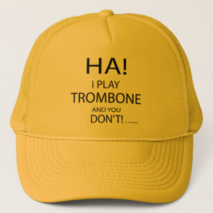 Ha Trombone Trucker Hat